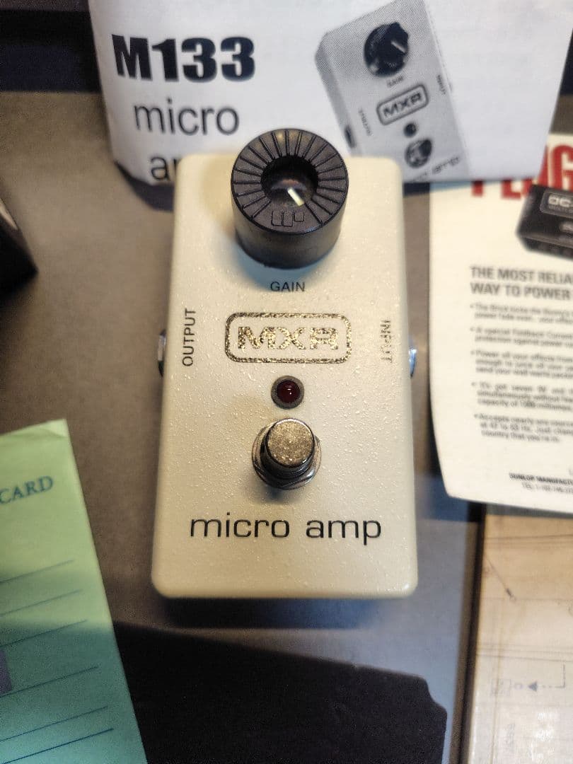 【美品】MXR M133 micro amp ギターエフェクター