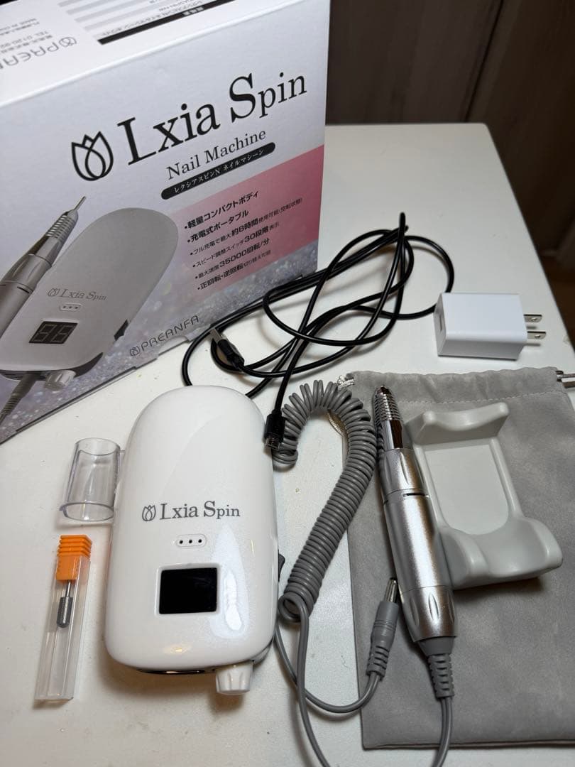 ネイルマシン　Lxia Spin(2.3回使用)