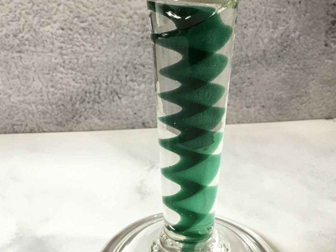 舩木倭帆（ふなきしずほ）作　ツイストガラスワイングラス