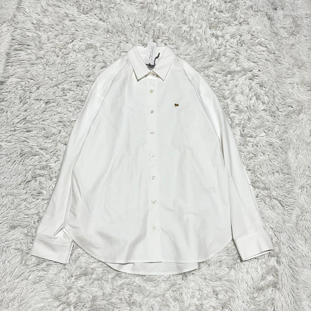 もみちゃん✨2025年 HUG Ō WäR 刺繍入りオックスオーバーシャツ