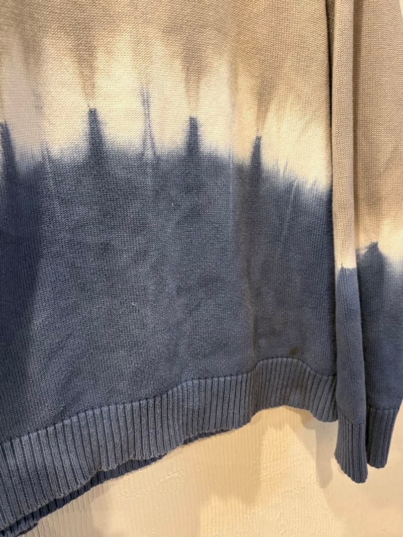 トップス cantate Suvin Gold Tie-Dye Knit