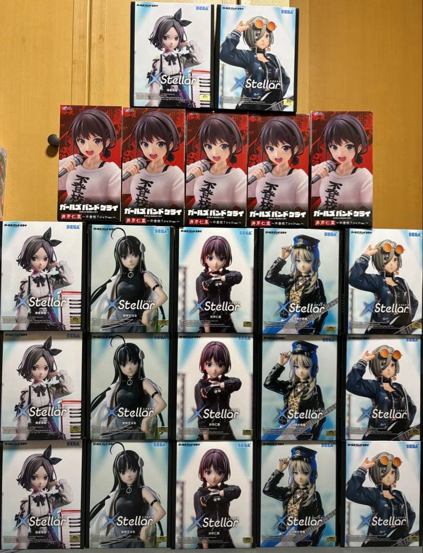 ガールズバンドクライ プライズ フィギュア　22個