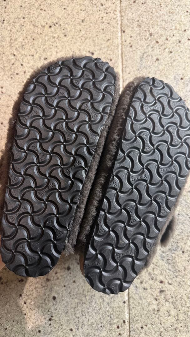 BOSTON BIG BUCKLE TEDDY グレー