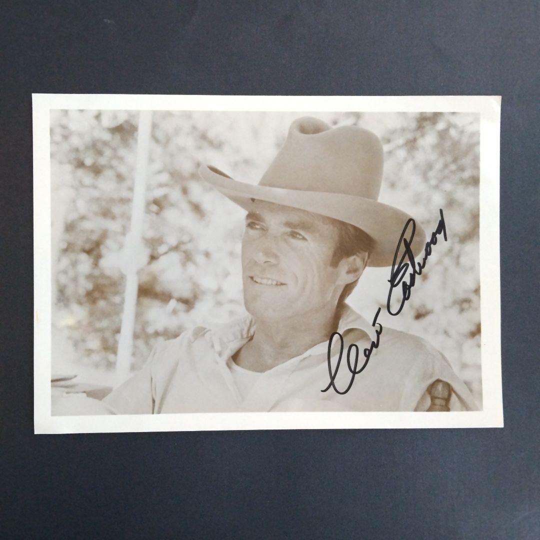 【生写真】クリント・イーストウッド☆直筆サイン入り