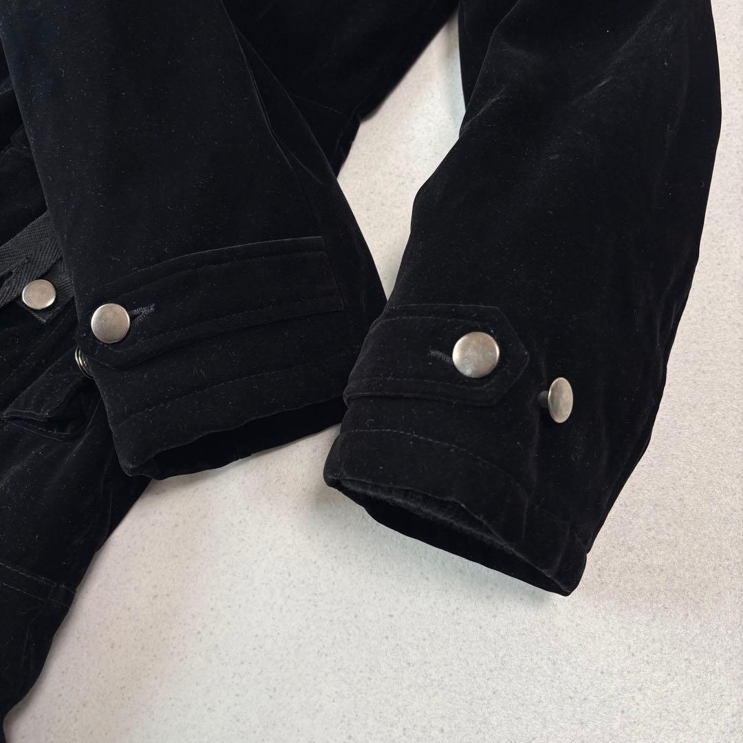 おっちきvelours fire men mods coat black