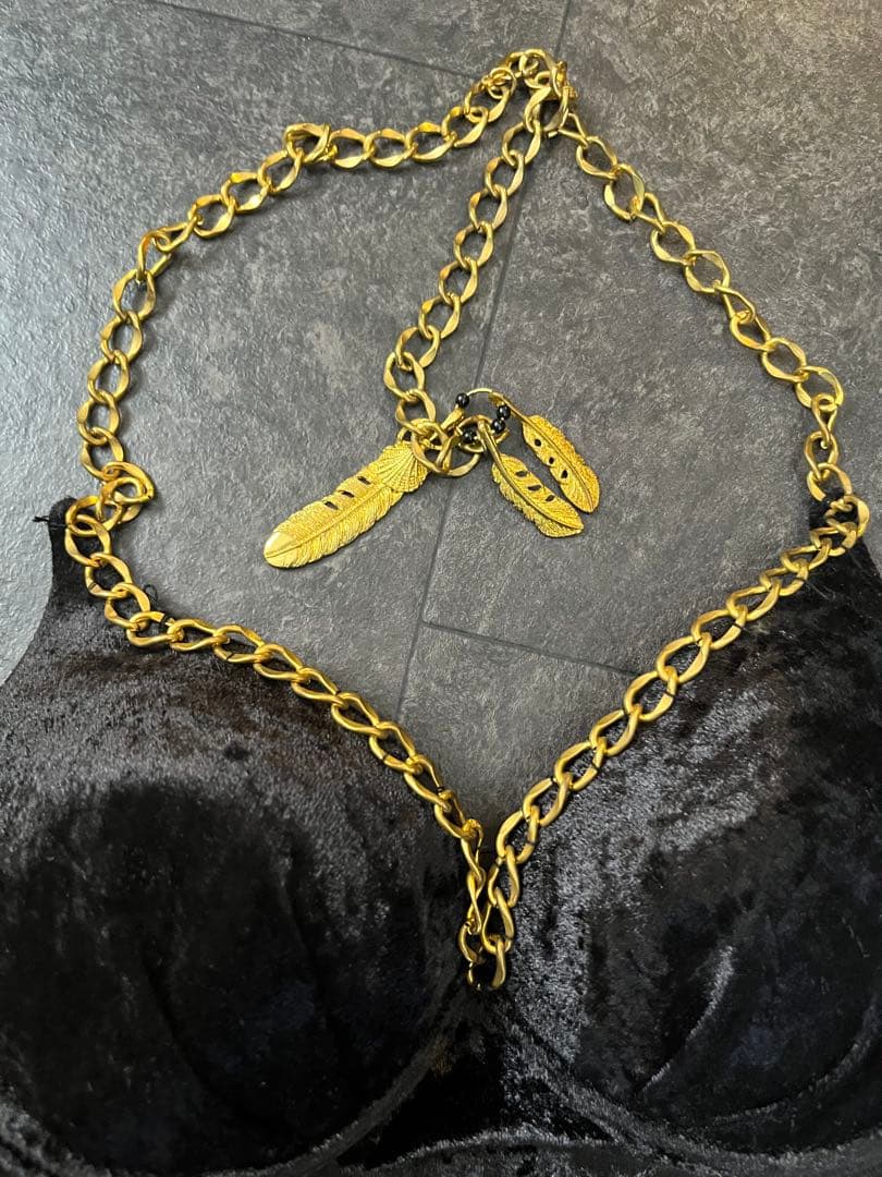 【正規品】【希少】 d.i.a. 背中ガン開きチャーム付きキャミトップス