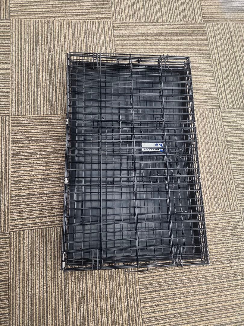 犬用金属ケージ 取り外しトレー付き