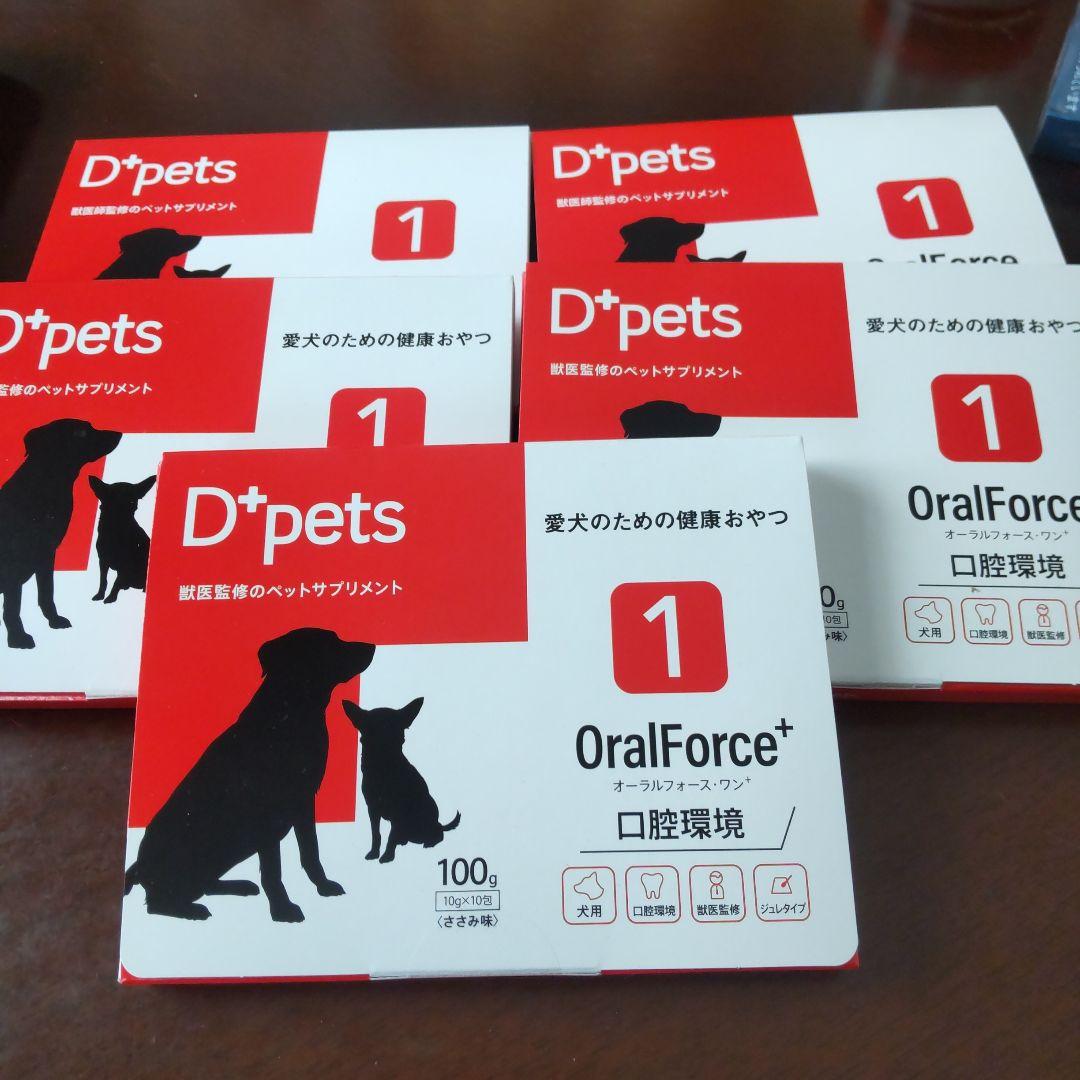 D+pets OralForce+ 口腔環境 100g×５箱