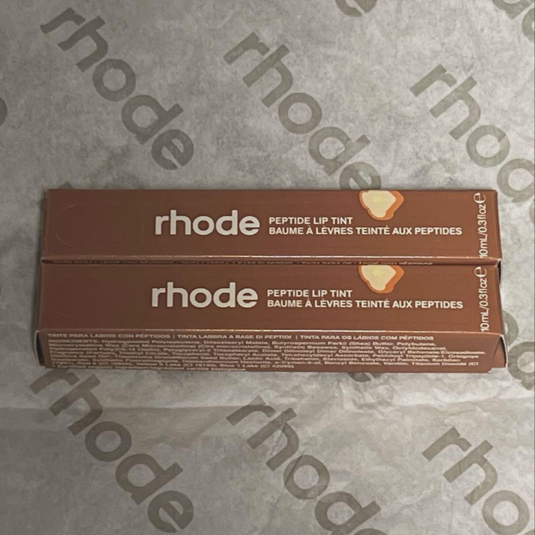オギ RHODE センテッド ペプチド リップ ティント 2点
