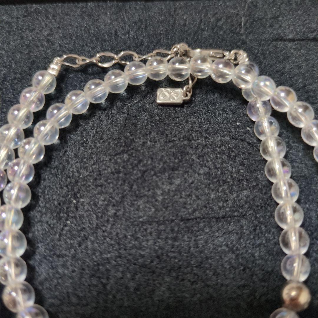 V*a様 値下げ 正規品 phiten 虹色水晶ネックレス 40cm