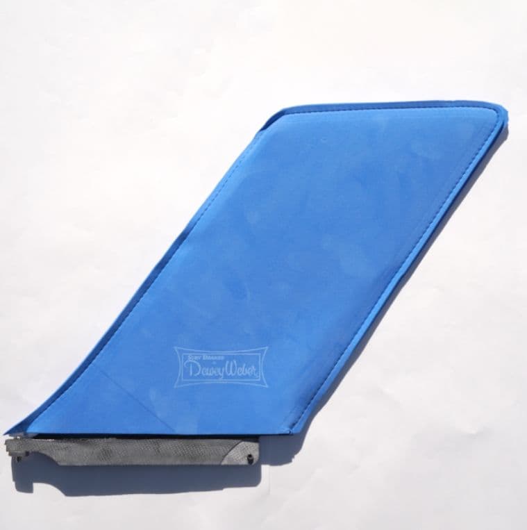 デューイウェーバー　ハチェットフィン　ロングボード　13インチ　赤　レッド　②