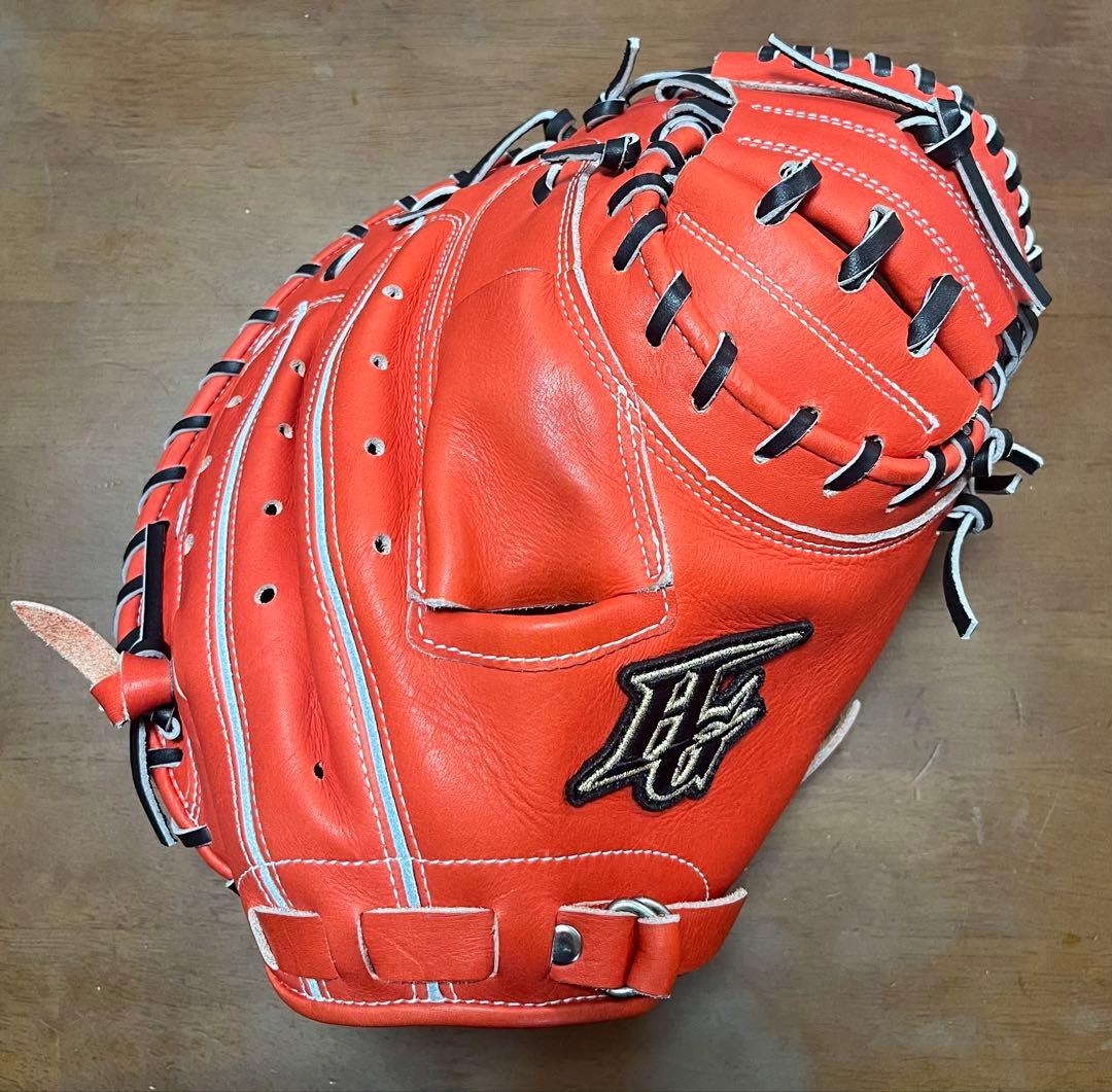 【型付け済み】　Hi-Gold ハイゴールド　己極　硬式キャッチャーミット