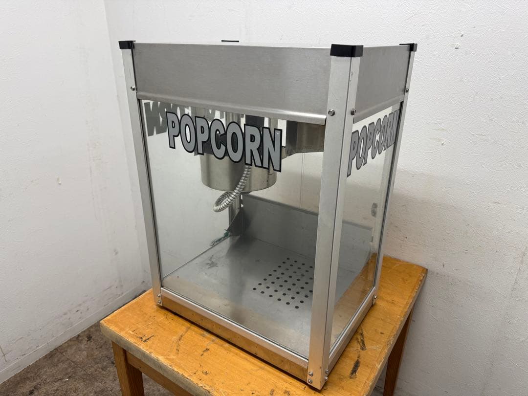 ポップコーンマシン　シアター　６オンス　ステンレス　TP-6