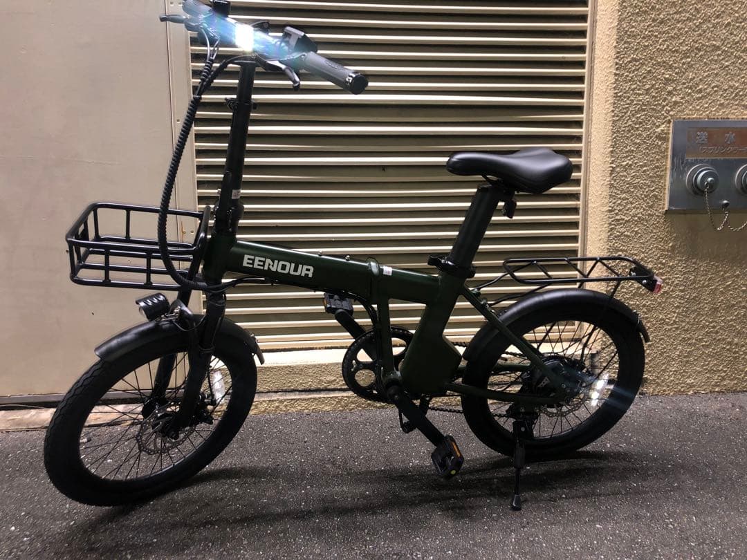 送料込　enneour c4 電動自転車　折り畳み