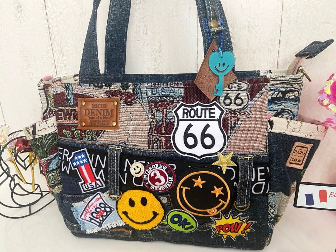 デニムリメイクバック　ブラコン×デニム