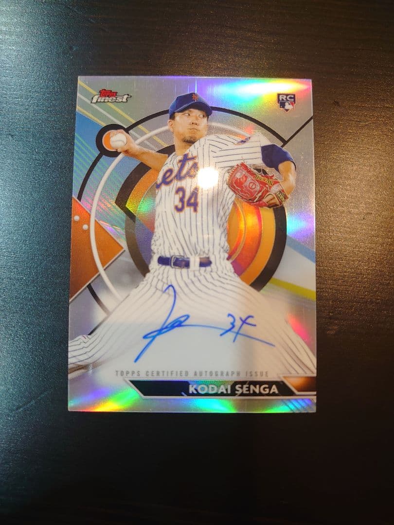Topps Finest 千賀滉大 直筆サイン カード ルーキー 2023