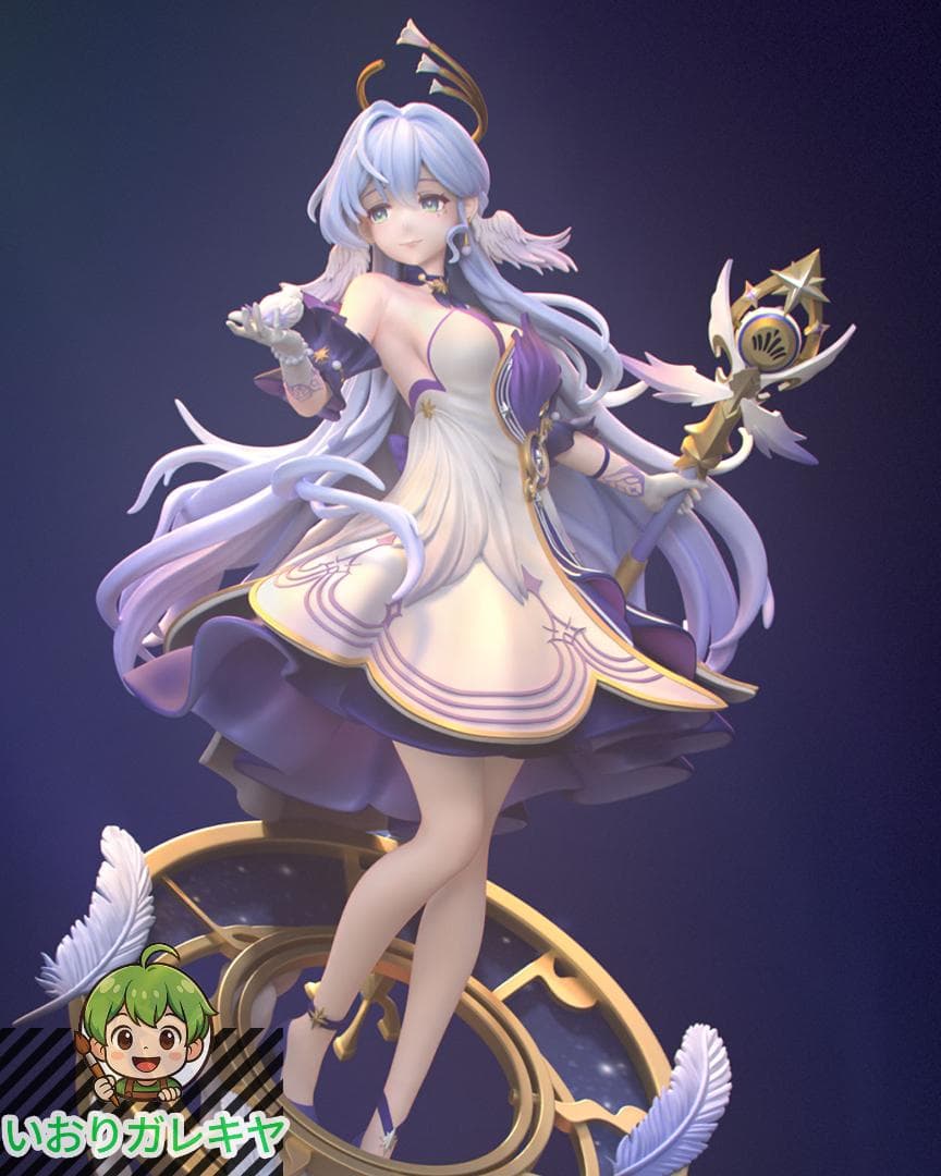 1/7　未塗装 未組立　フィギュア　ガレージキット　ロビン　崩壊:スターレイル