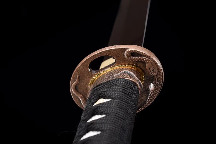 武具　刀装具　日本刀　模造刀   居合刀    肋差   短刀  蛇盤侍刀