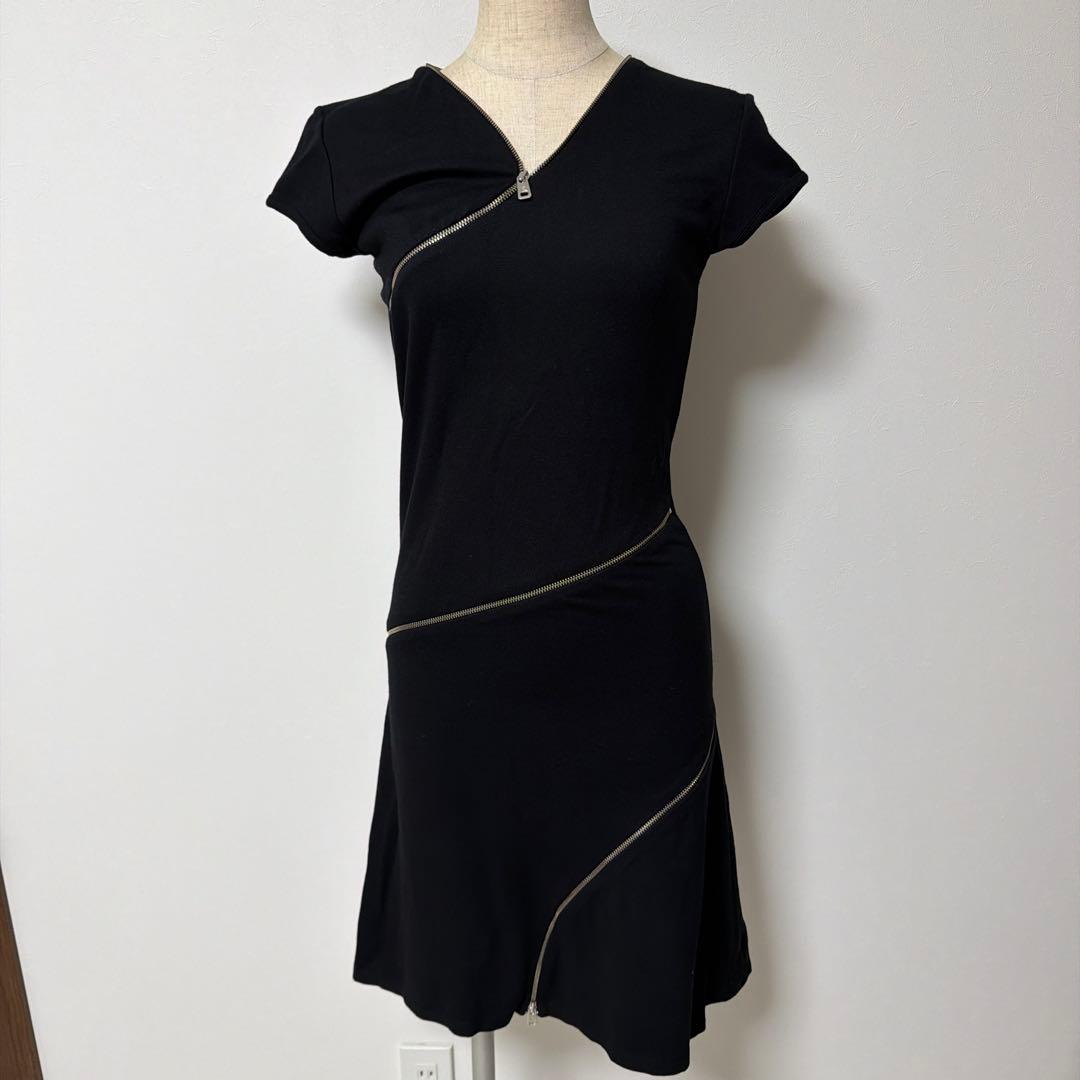 美品　アレキサンダーマックイーン　デザイン　ワンピース　チャック　正規品