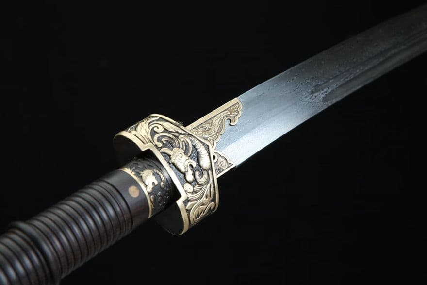 26寸秋水神刀（黒檀タイプ）古兵器 武具　刀装具　日本刀　模造刀 居合刀