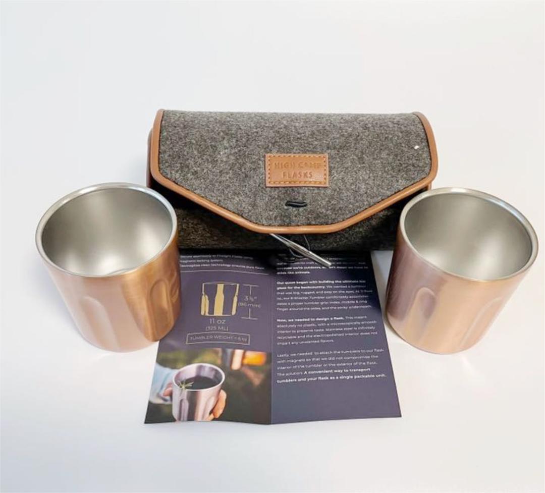 High Camp Flasks 2パック タンブラー キャリングケースセット