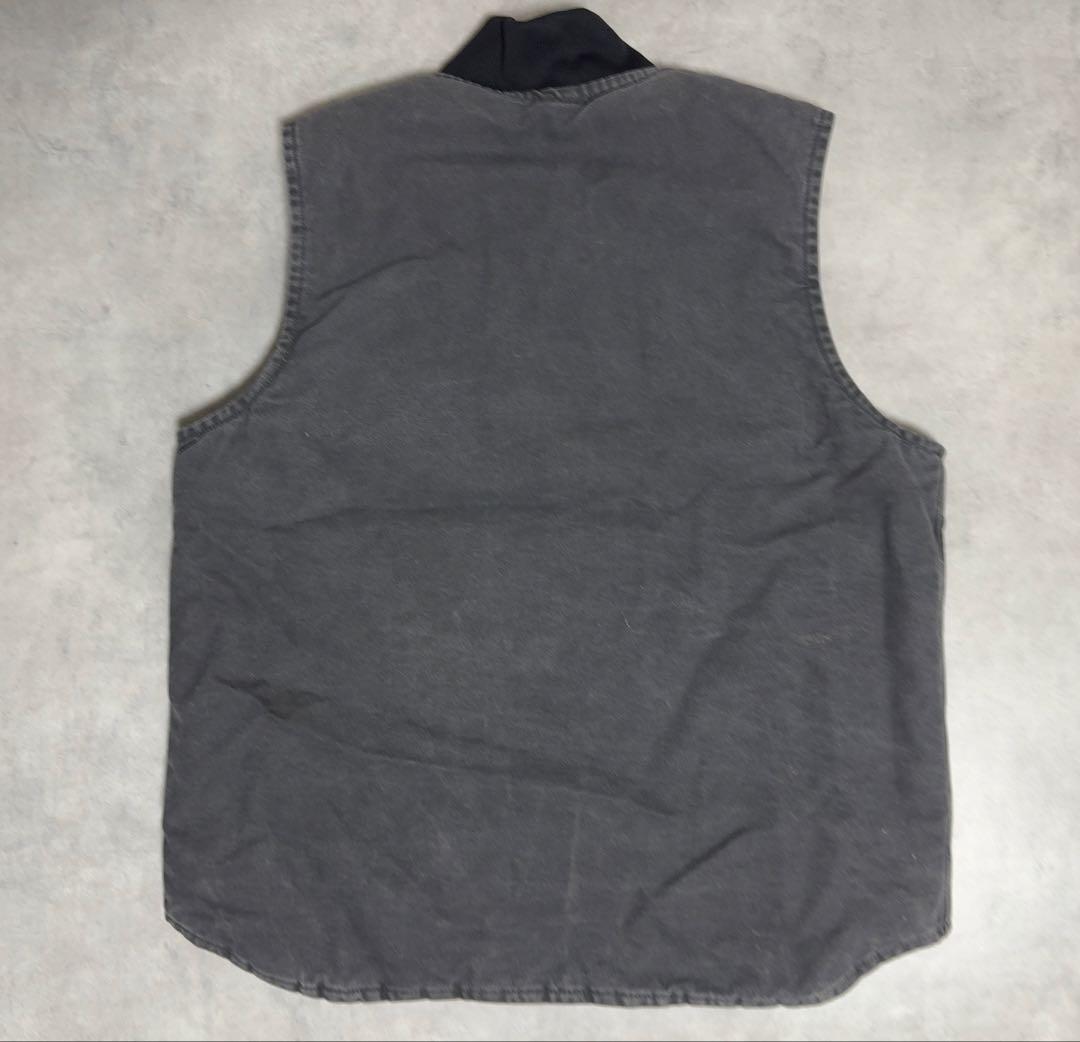 【希少グレー・Lサイズ】カーハート ダックベスト V02 029