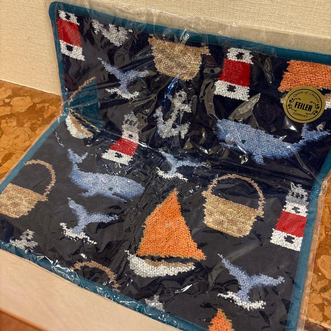 【新品レア】フェイラー　ナンタケットバスケット　タオルハンカチ