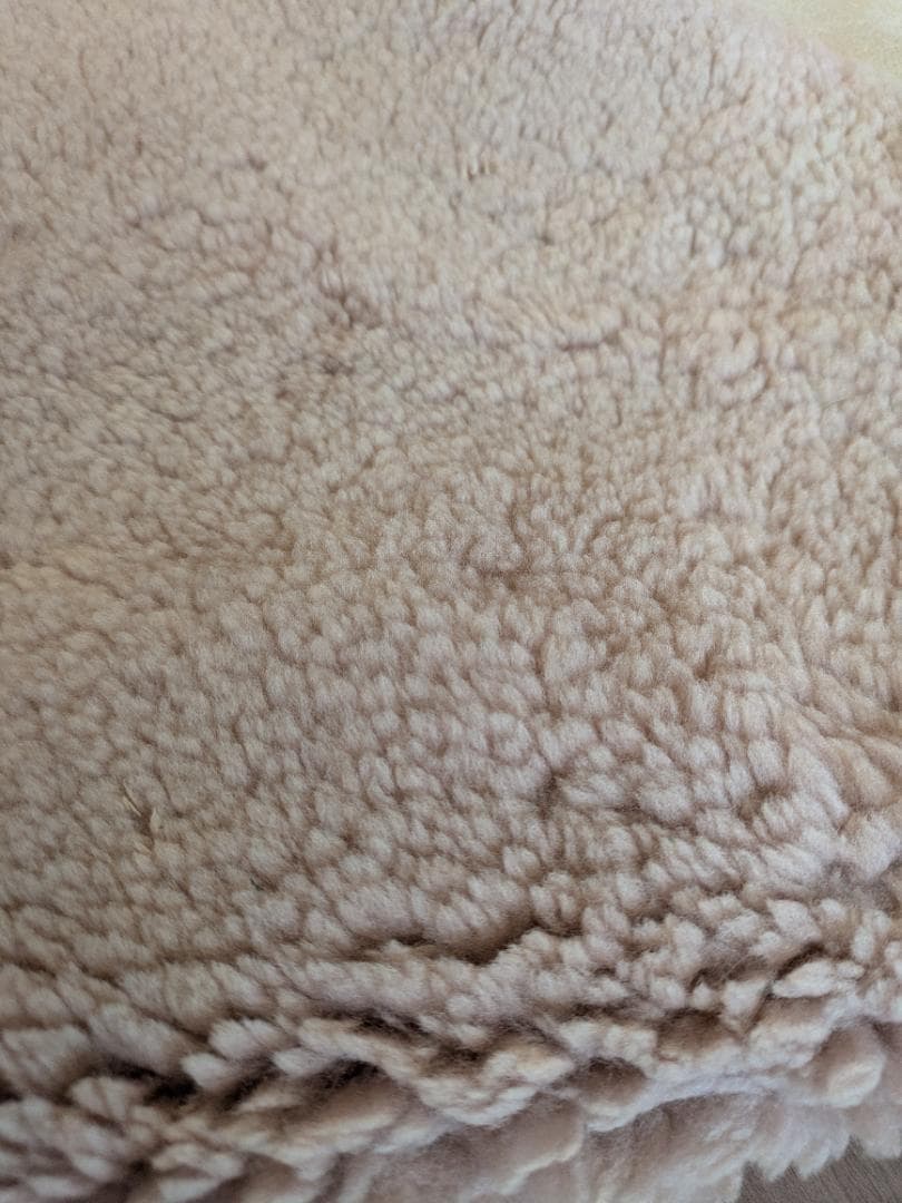 ムートンラグ・シーツ(4匹物)　約180x120cm シングル 日本製造