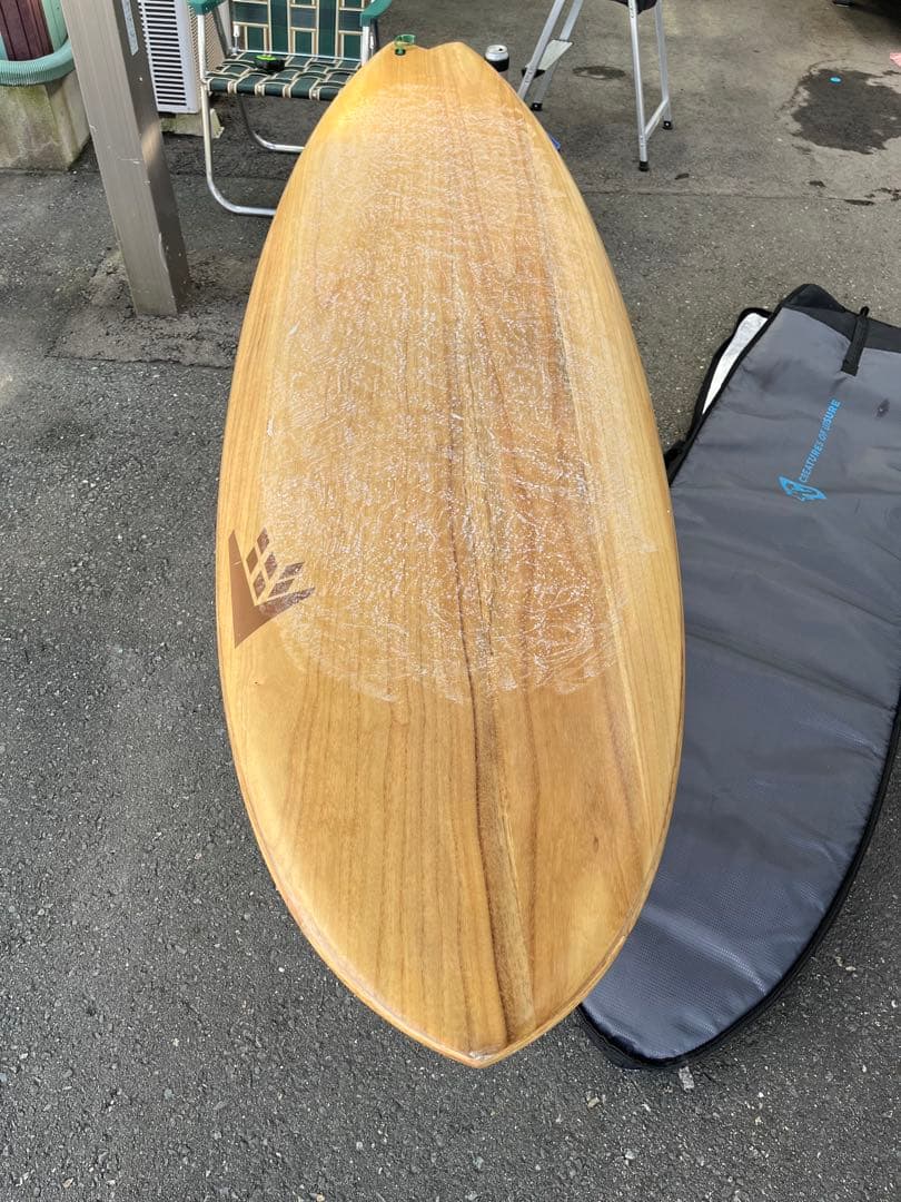 ミッドレングス6.10f 56.9Lファイヤーワイヤー ハードケースフィン5枚付