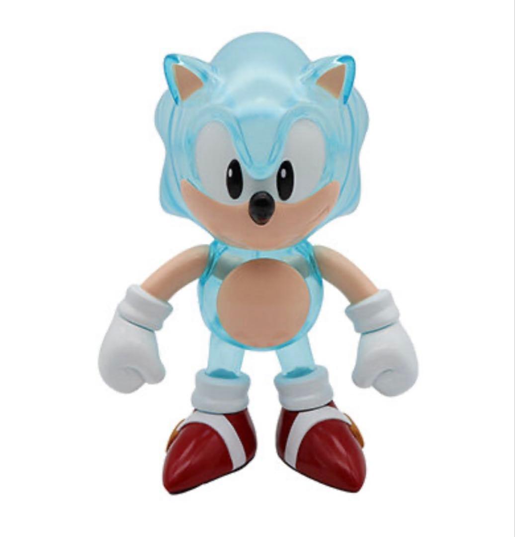 セガ　SOFVIPS ソニックザヘッジホッグ ブルークリア ソフビ フィギュア