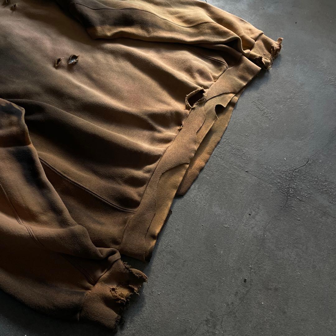 80's“万国旗タグ”adidas“鬼フェード”boro sweat