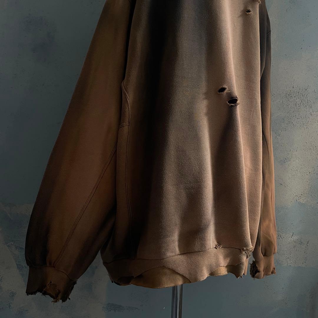 80's“万国旗タグ”adidas“鬼フェード”boro sweat