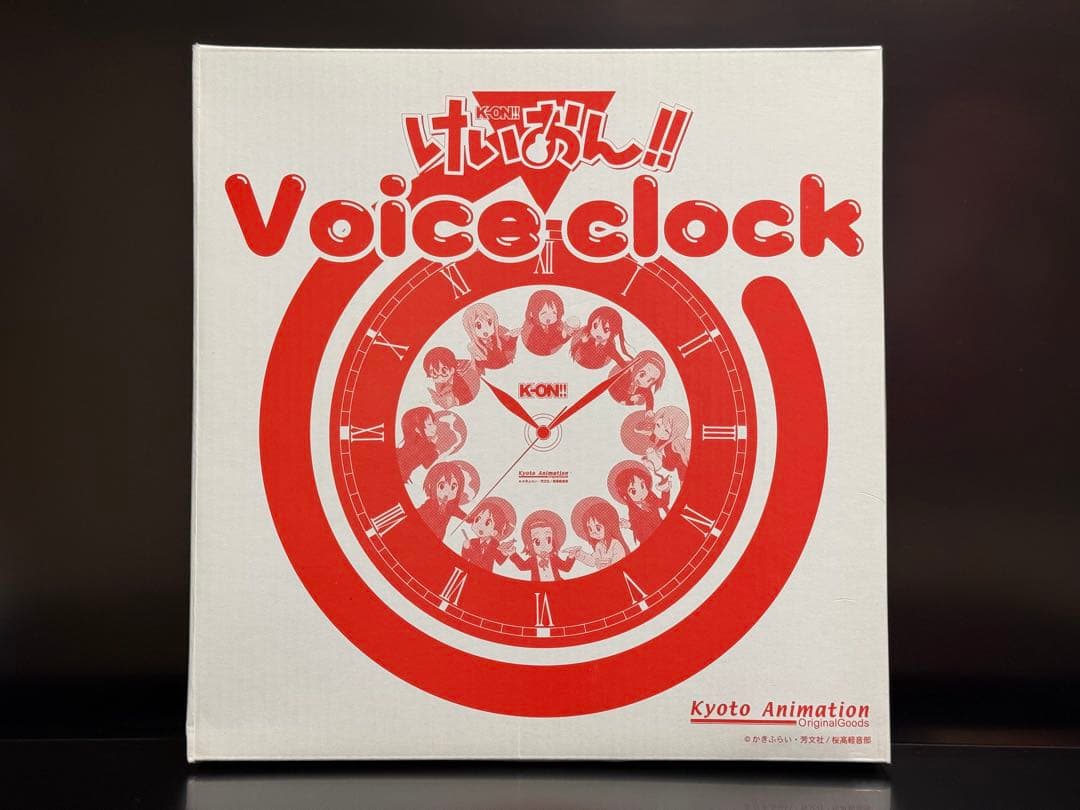 [未使用] けいおん！ Voice clock 壁掛け音声時計 京アニ公式グッズ
