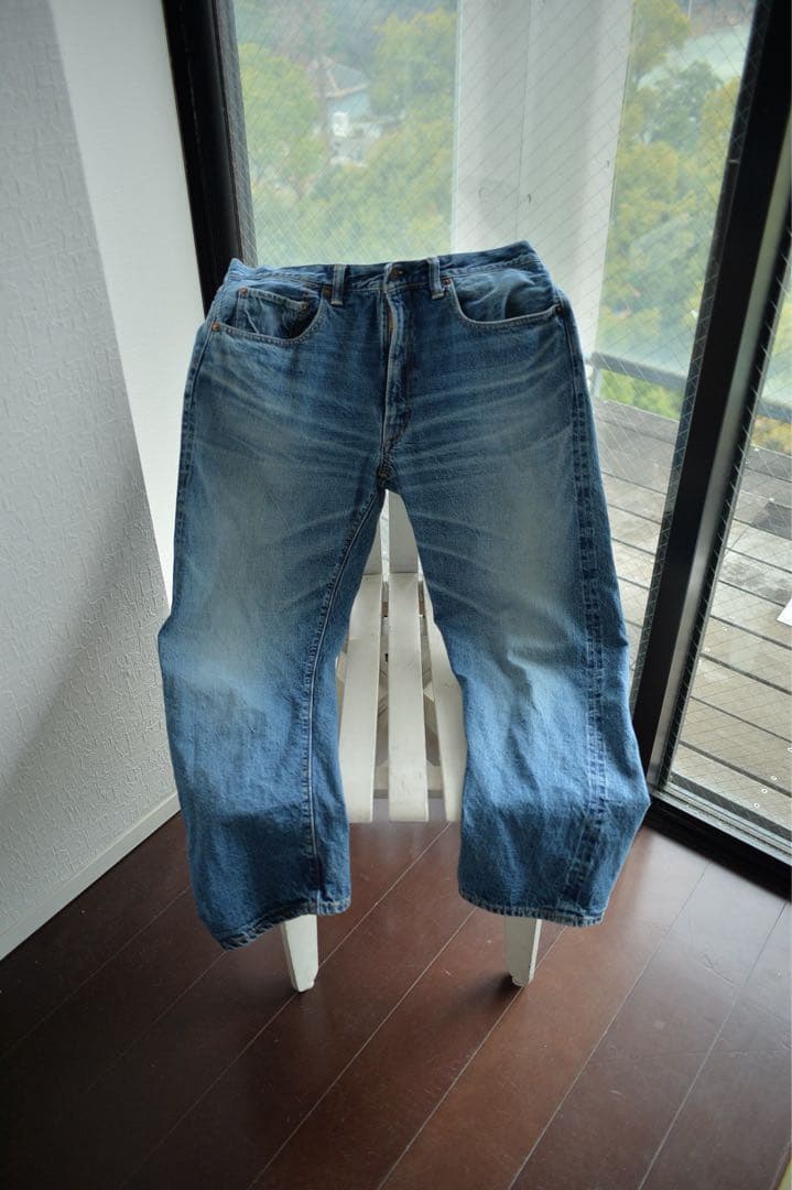 WAREHOUSE × BEAMS 別注 Lot.1105 セコハン W36 濃