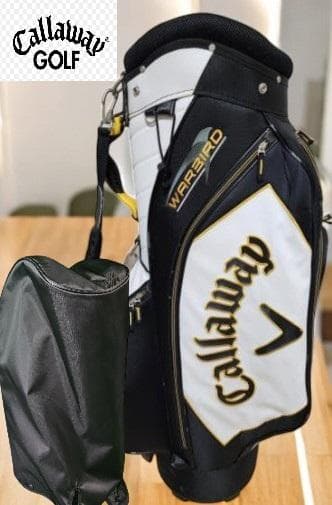 送料無料/美品　Callaway Warbird 高級ゴルフバッグWHｘBKｘY