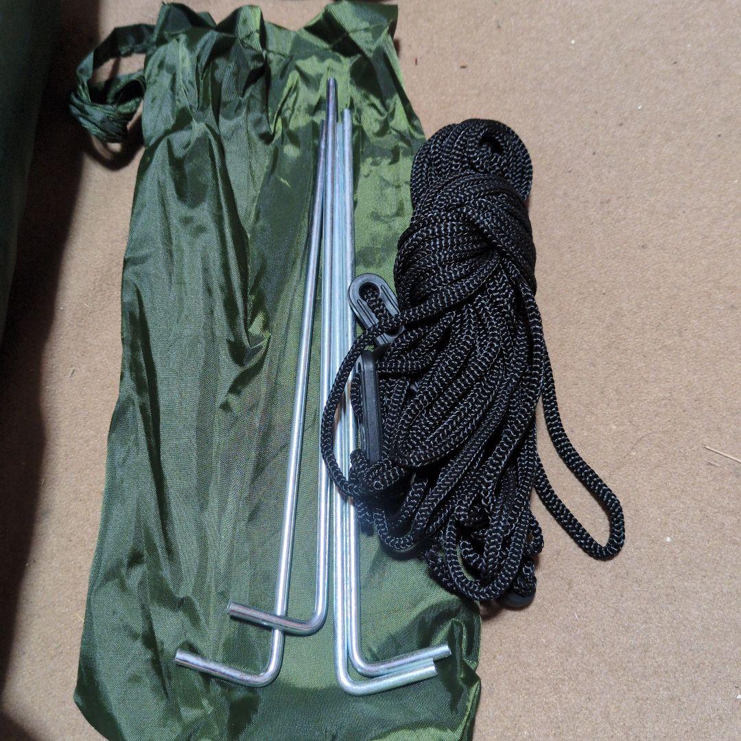 DDタープ　3.5×3.5 フォレストグリーン　美品