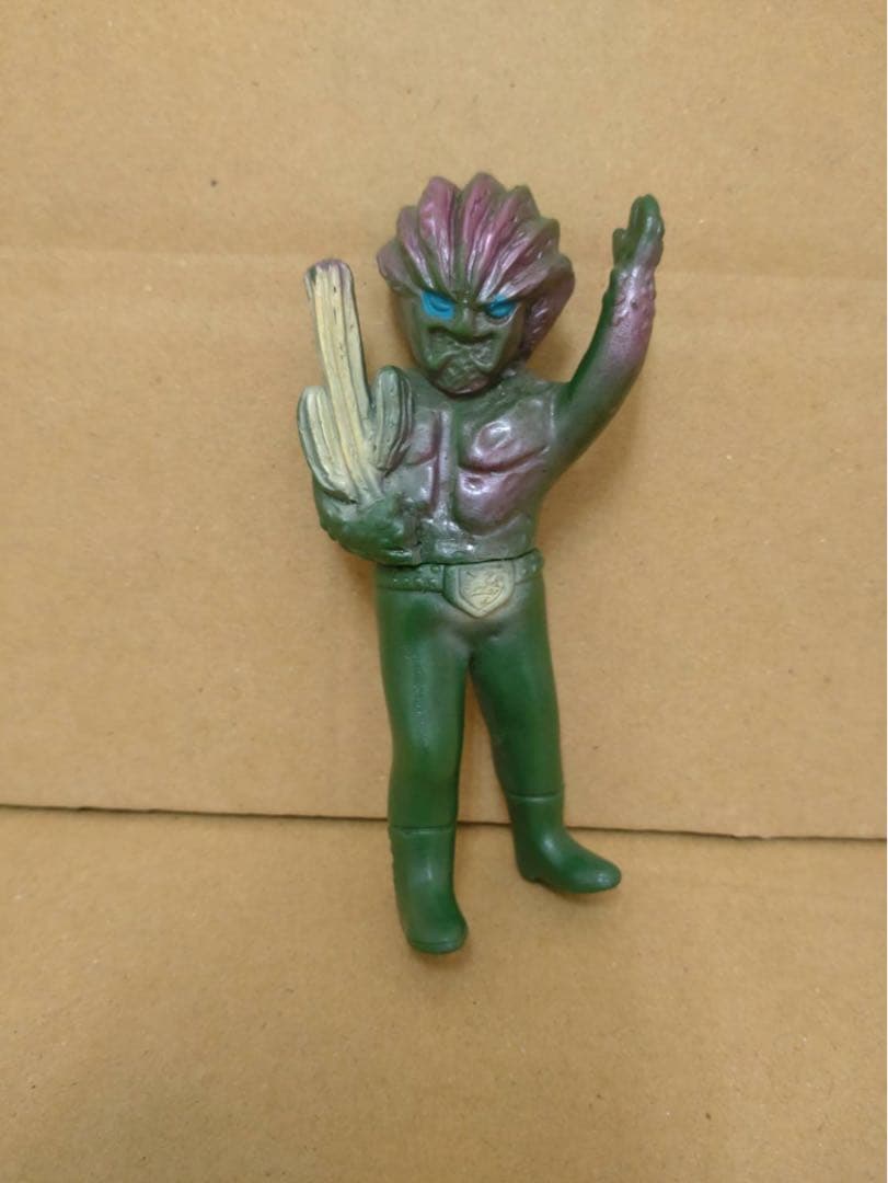 仮面ライダー サボテグロン　旧バンダイ　美品 ソフビ 当時物
