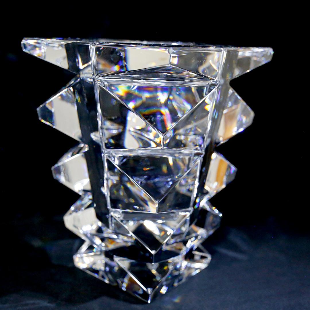 【極美品 送料込み】バカラ トテム クリスタル フラワーベース 花瓶