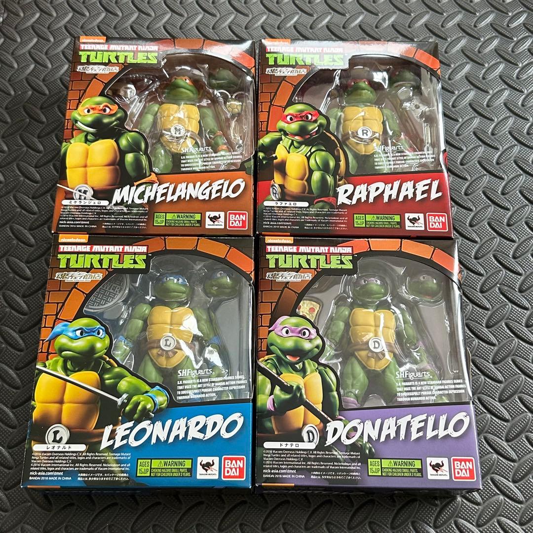 S.H.Figuarts TMNT タートルズ 4亀セット　フィギュアーツ
