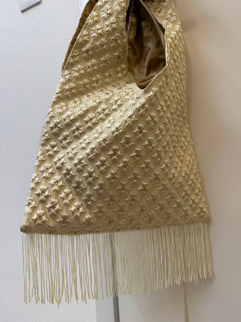 little seeds... フリンジハンドバッグ