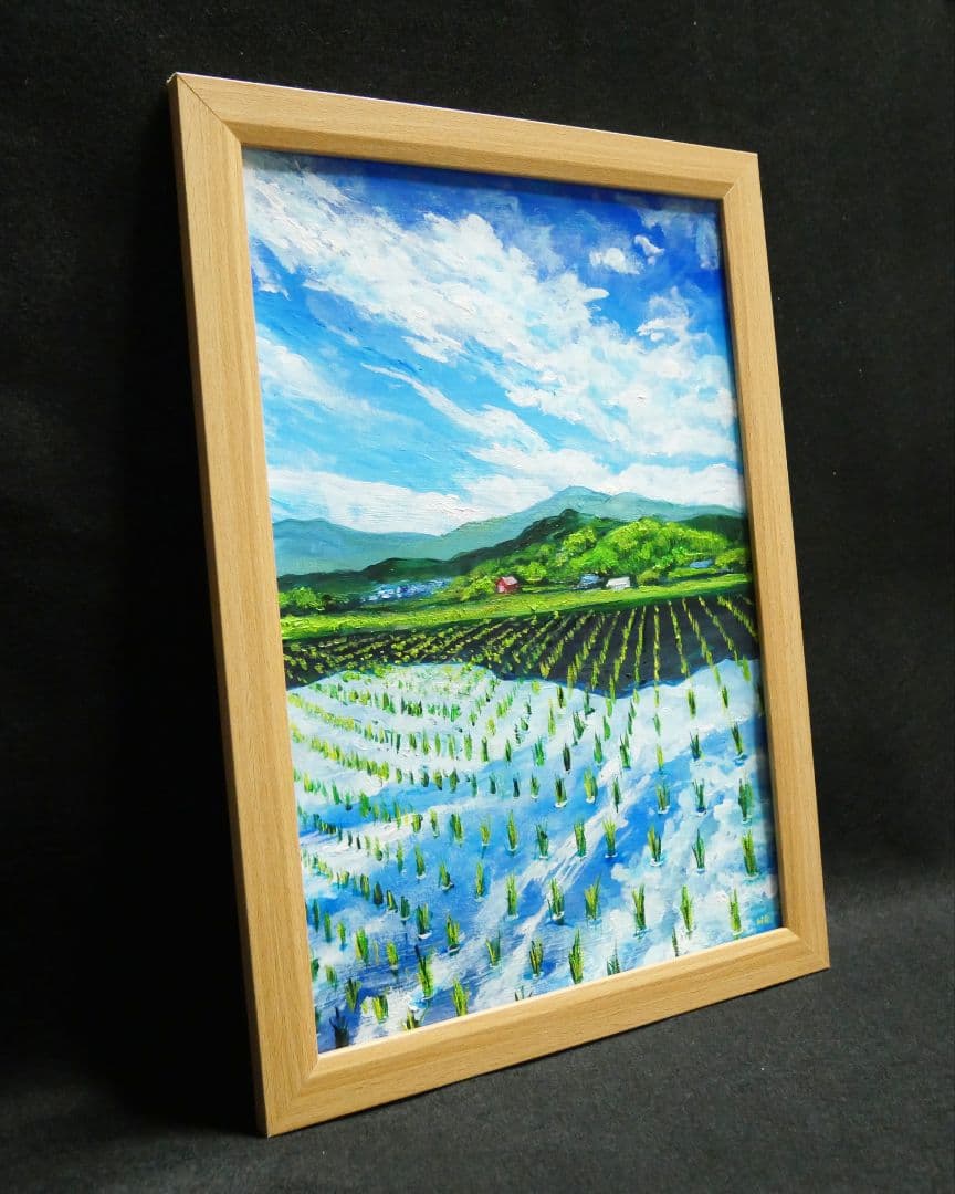 油絵 絵画 【田鏡】