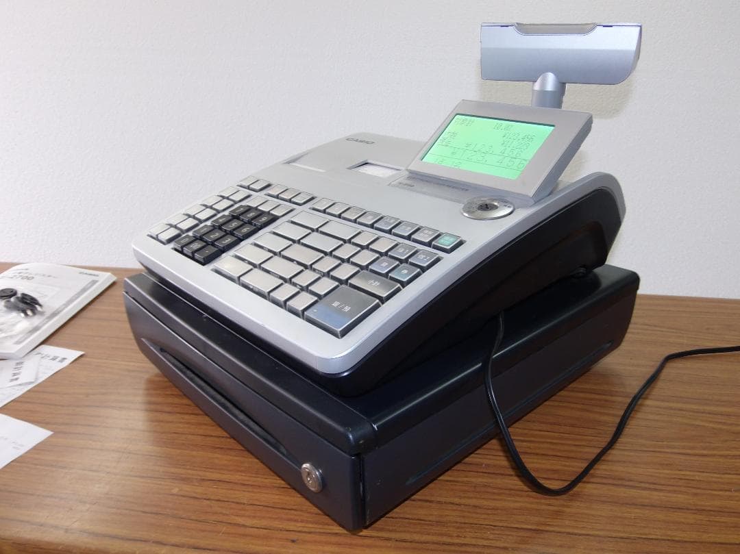 設定無料 CASIO TE-2700-20S レジスター 250809