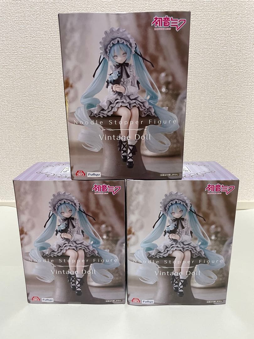 初音ミク ぬーどるストッパーフィギュア ヴィンテージドール 3個セット