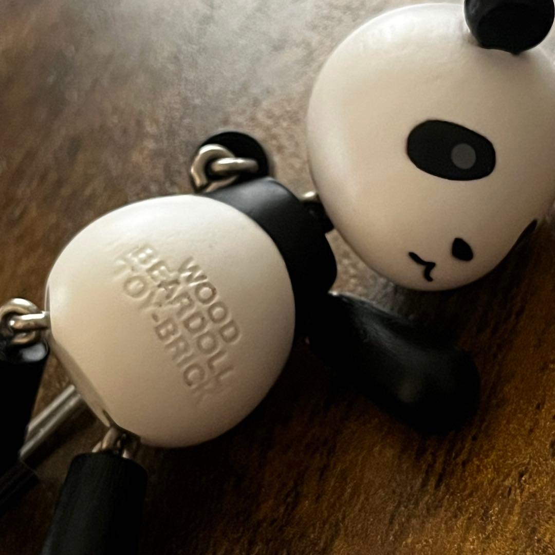 フロッグプロダクツ ウッドベアドール パンダカラー