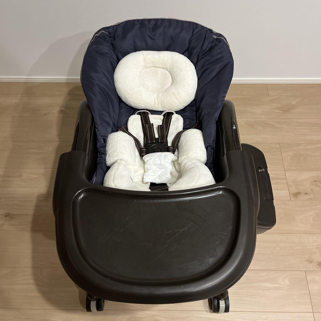 【極美品】Combi ネムリラ オートスウィング BEDi ネイビー 付属品完備