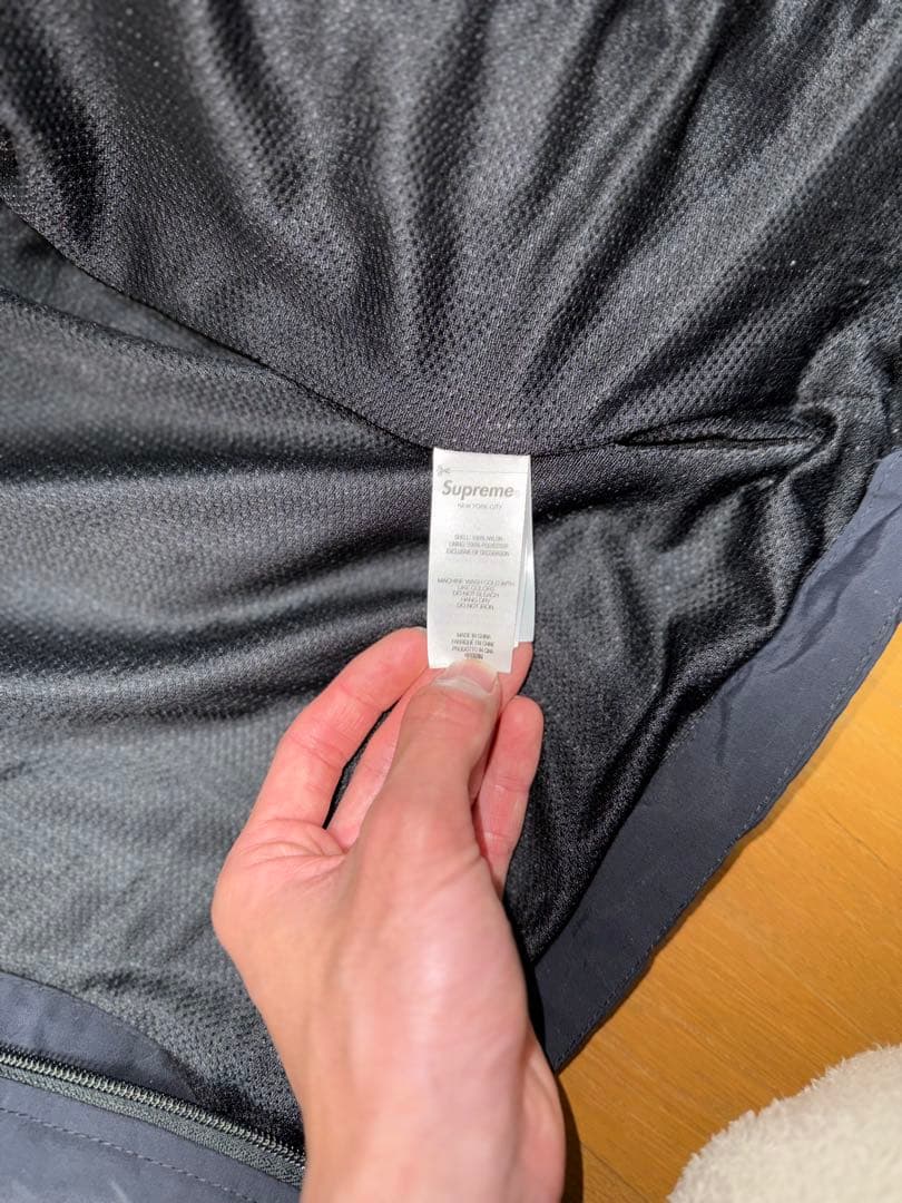 ジャケット・アウター supreme Spellout Embroidered TrackJacket