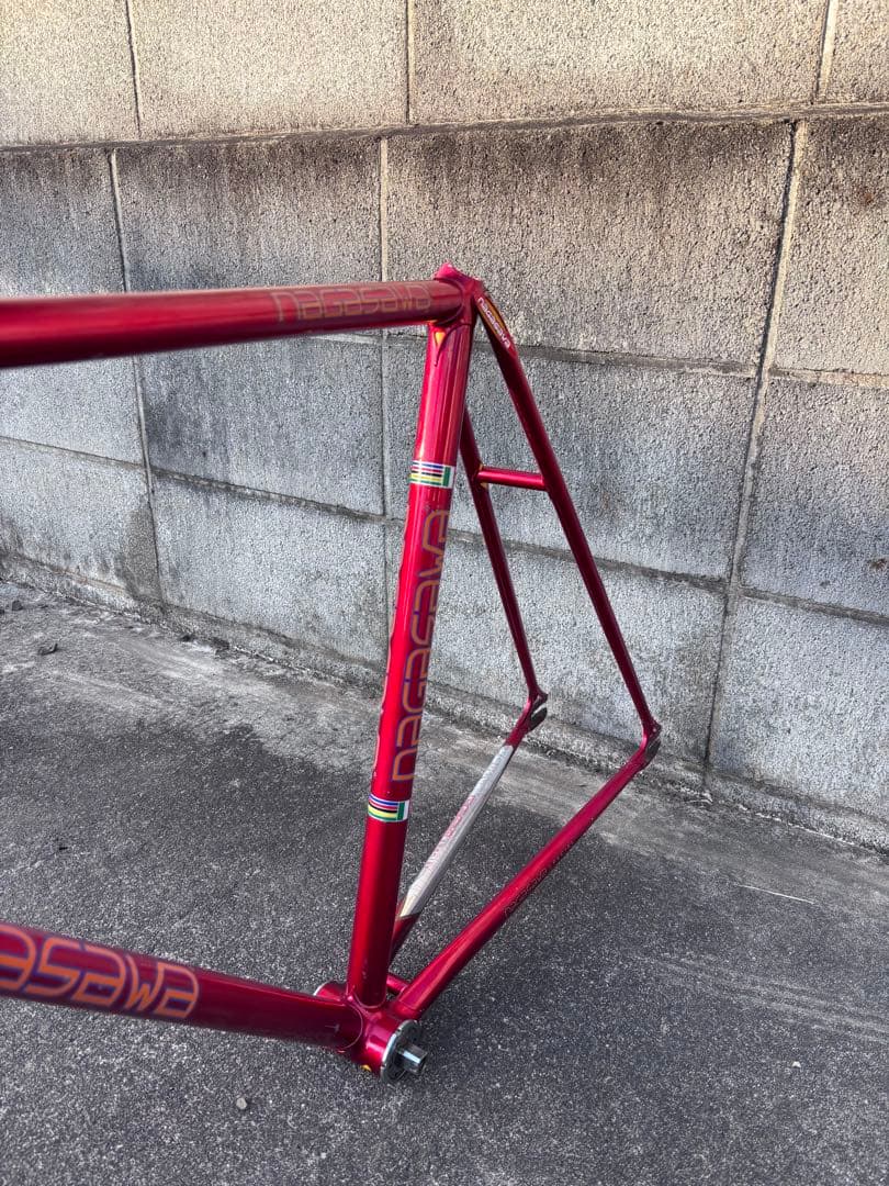 NAGASAWA ピストバイク フレーム NJS 中野レッド C-C530