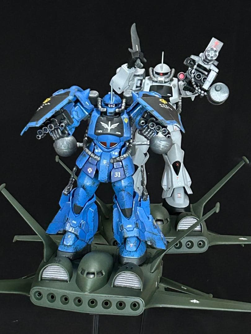 グフR35&グフ＆ドダイ×2ジオン軍2機編隊セットHG1/144ガンプラジャンク