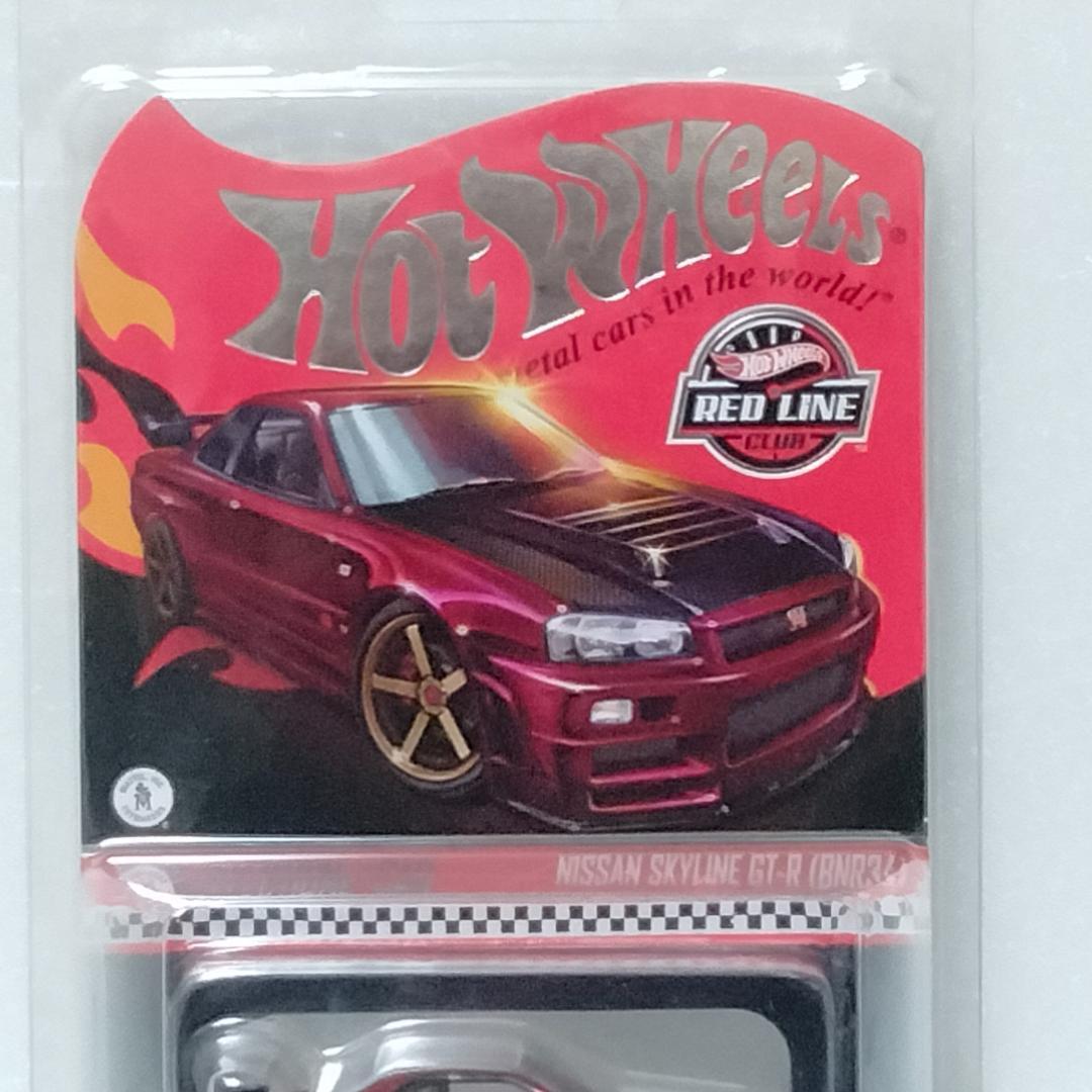 新品 ホットウィール RLC 日産スカイライン GT-R BNR34 レッド