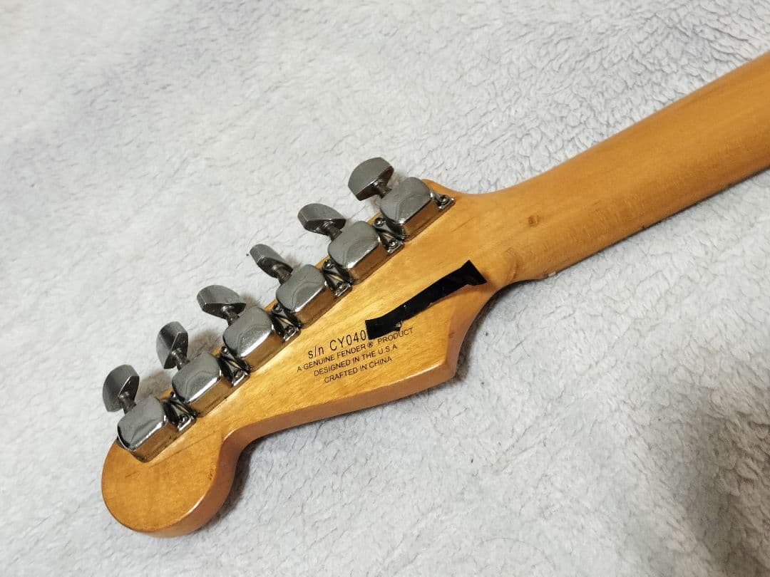 Squier スクワイヤー ストラトキャスター 黒 スクワイア べっ甲柄PG